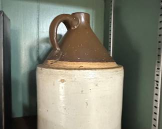 Vintage Two-Tone Stoneware Jug