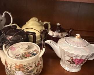 Assorted Vintage Floral Ceramic Teapots