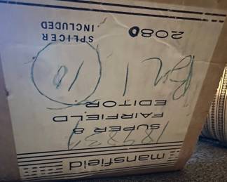 Mansfield Super 8 Editor with Splicer