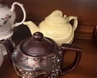 Assorted Vintage Floral Ceramic Teapots