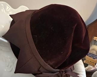 Madcaps Velvet Cloche Hat