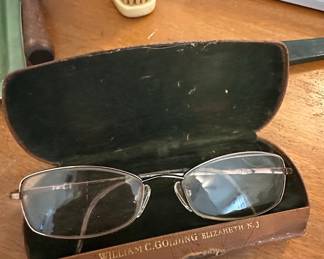 Vintage Eyeglasses with Personalized Case