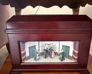 Mr. Christmas Animated Ballroom Dancers Musical Box with Interchangeable Discs