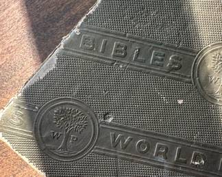 World Bibles "Holy Bible" with Pearl Inlay