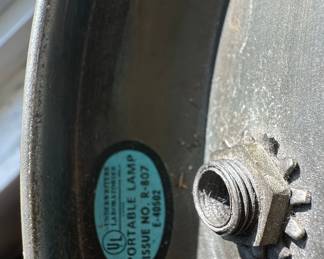 Fenton Burmese Hand-Painted Rose Lamp