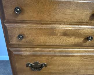 Solid Eastern "Birch Fronts" Dresser with Nevamar Tops