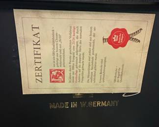 SBS Bestecke Solingen 72-Piece 23/24 Karat Gold Plated Cutlery Set