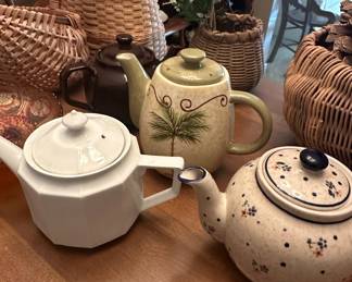 Assorted Vintage Floral Ceramic Teapots