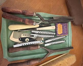 Vintage Hair Styling Tools and Hairpin Packet