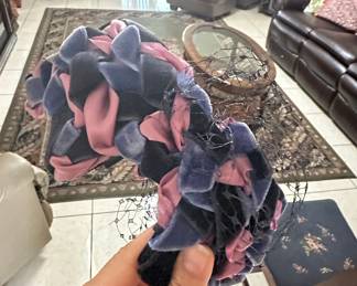Vintage Velvet and Tulle Headband