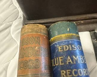 Edison Blue Amberol Record "The Preacher and the Bear"