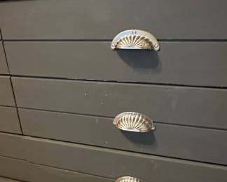 Mid-Century Modern 6-Drawer Dresser with Mirror