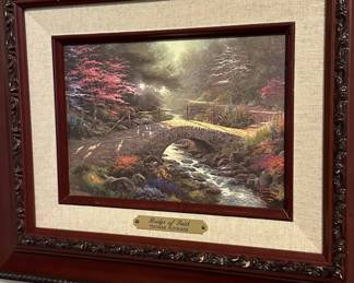 Thomas Kinkade "Bridge of Faith" Art Print