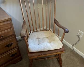 Nichols & Stone Maple Windsor Rocking Chair