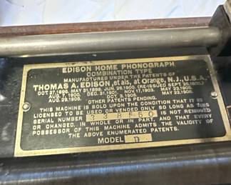 Edison Home Phonograph Model D
