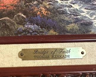 Thomas Kinkade "Bridge of Faith" Art Print