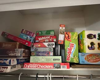 Assorted Board Games and Puzzles