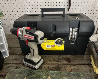 Craftsman 20V Lithium-Ion Cordless Drill/Driver with Stanley Tool Box