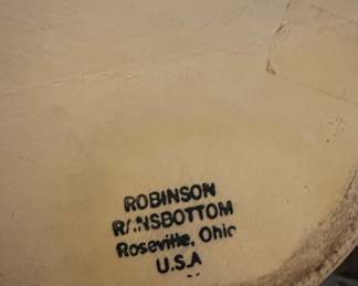 Robinson Ransbottom Pottery Blue Wheat Spongeware Pitcher