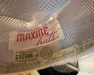 Maxine Hats Vintage Veil Hat with Floral Appliqués