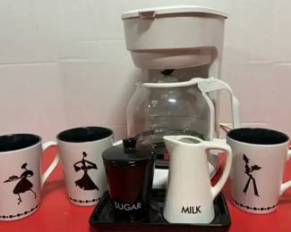 Black  White Collection  Coffee Pot