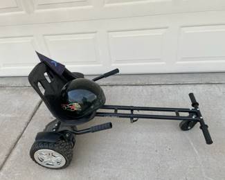 Motorized Hoover Cart With Helmet