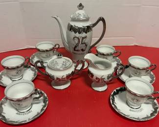 25th Anniversary Tea Set