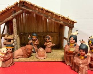 Indigenous Nativity Set