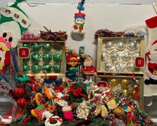 Huge Christmas Collection 3 Vintage Glass Ornaments  More