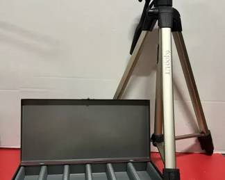 Tripod  Vintage Metal Slide Case