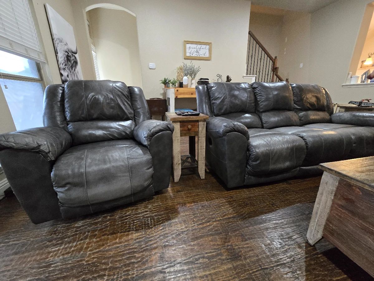 Genuine leather electric recliners