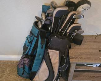 His and hers golf clubs