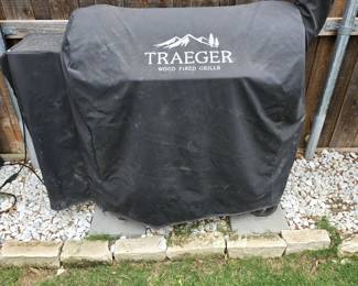 Traeger wood burning grill