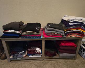 Men's clothing ranging from size M/L to 3XL!!!