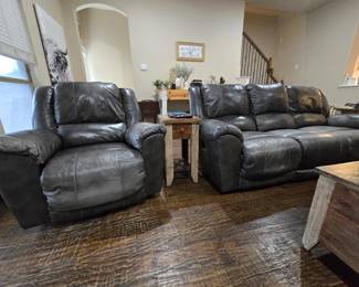 Genuine leather electric recliners