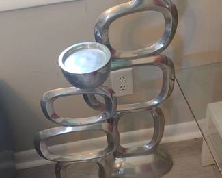 Pair candle holders for large candels