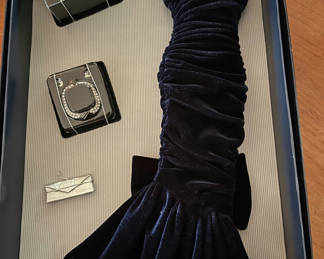 Lot 231: Princess Diana’s blue gown and accessories 