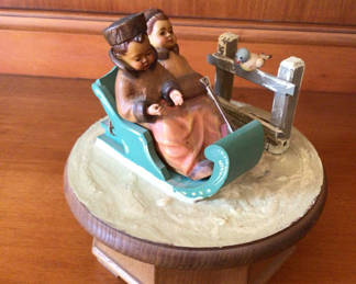 Lot 242: Thorens Movement Lara's Theme music box diorama