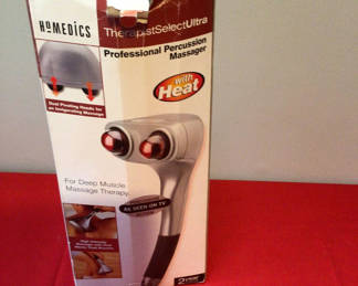 Lot 44: Homedics Therapist Select Ultra Percussion Massager with Heat