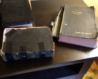 Lot 163: Antique Bibles and Bible-Related Volumes