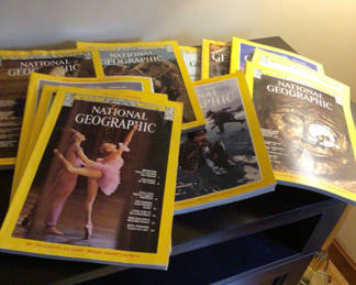 Lot 166: Stack of National Geographic Magazines
