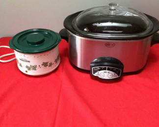 Lot 37: Two electric slow cookers