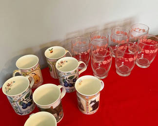 Lot 133: Assorted Mugs and Glasses