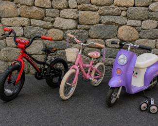 kids bikes & scooter