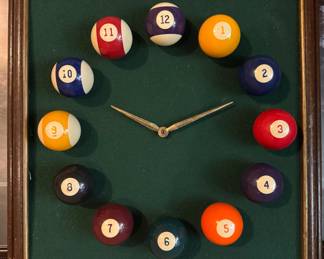 Cue ball clock
