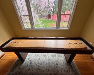 9 ft. Shuffle board with accessories