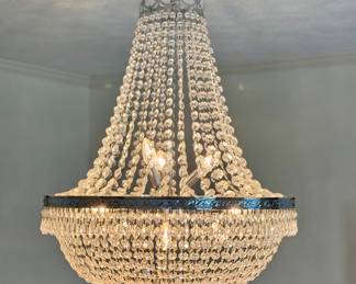 Crystal chandelier 24w  X 30h