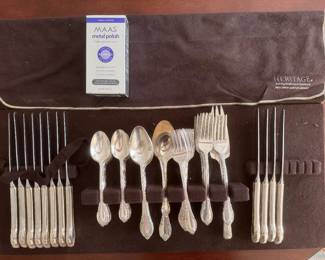Silver plate flatware