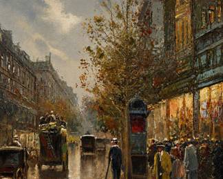 Oil on canvas by Pencke