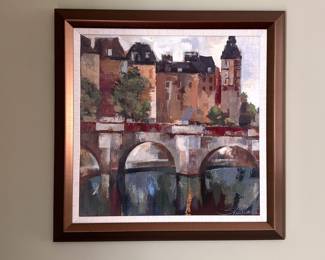 Paris Late Summer II, 22 x 22, by S. Vassileva